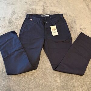 Carhartt FRW Relaxed Fit Flame Resistant Canvas Work Pants Women 10 Regular Navy